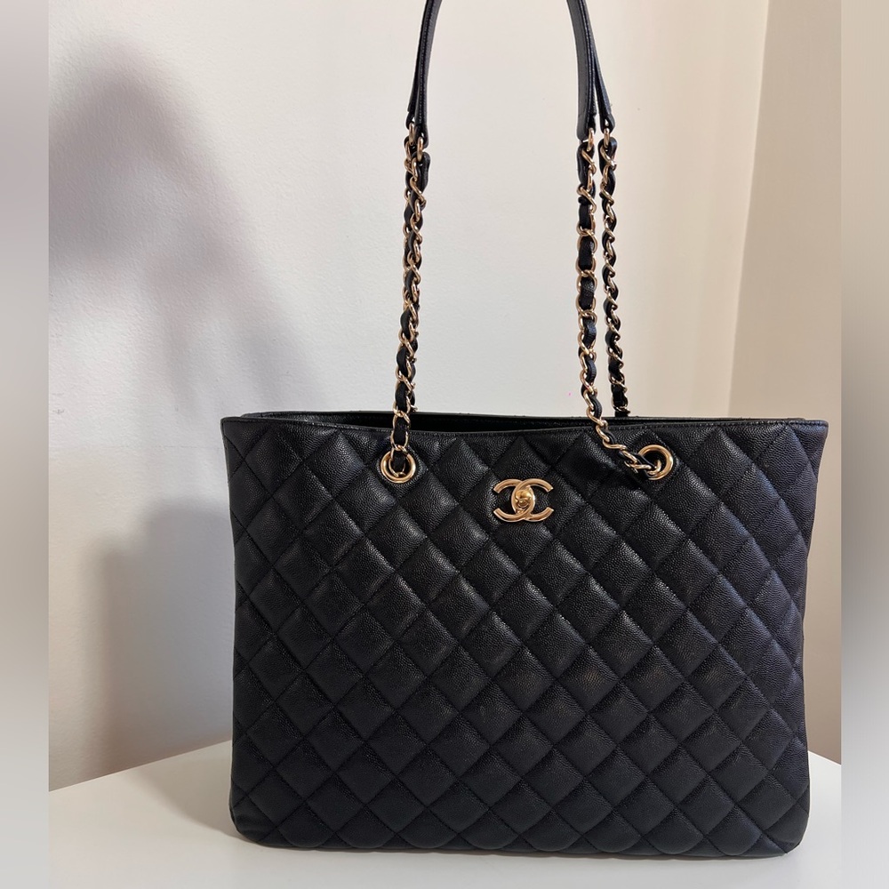 Chanel Timeless Caviar Leather Classic Tote